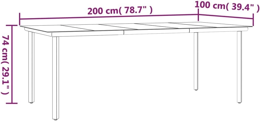 Festnight Poly Rattan Sitzgruppe Gartenmöbel Set Garten Essgruppe 9 Personen Gartenmöbel Set mit 6 G