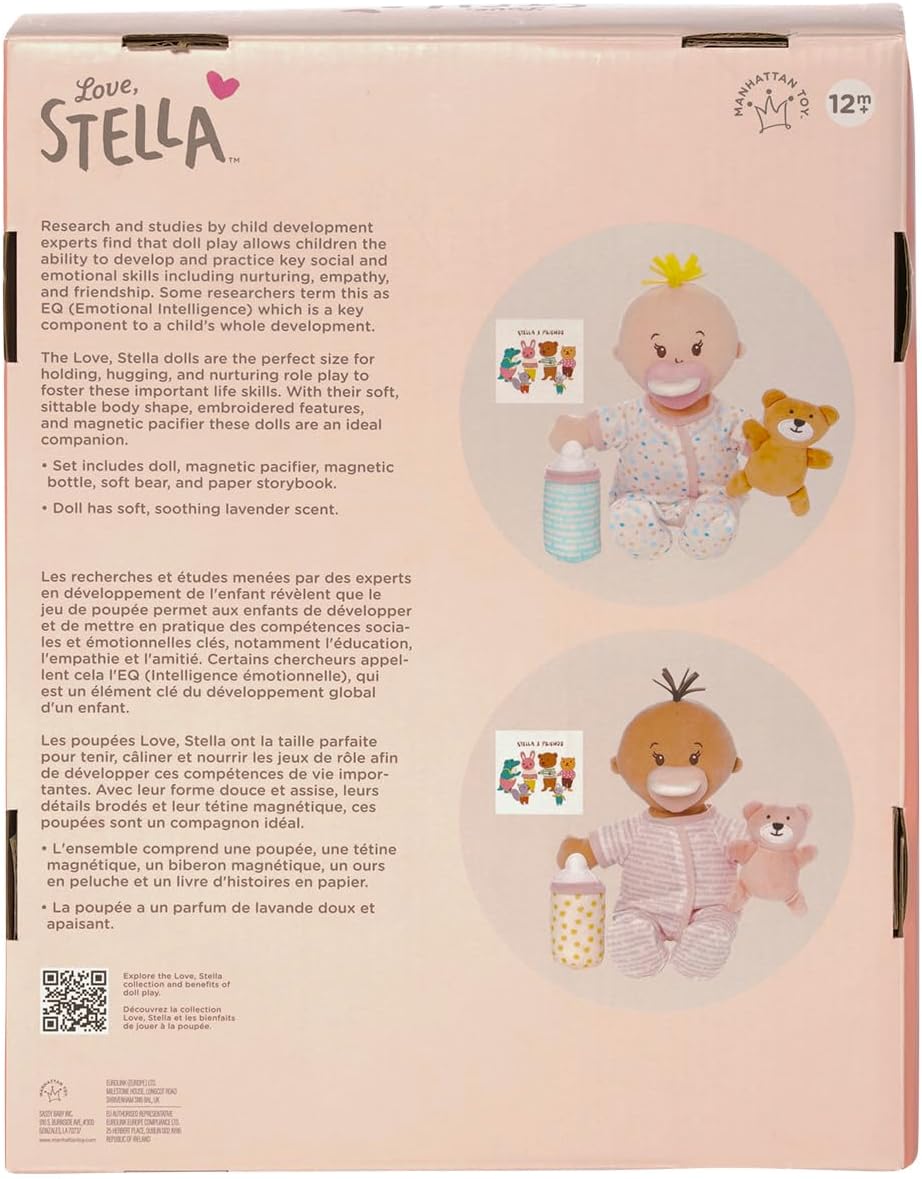 Manhattan Toy 11964473854 Spielzeug Wee Baby Stella Sleepy Time Scents 30.48cm Baby Doll Set, Wee Ba