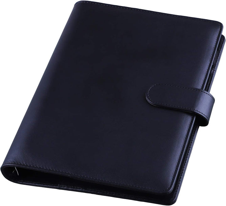 Antner A5 Binder PU Leder 6 Ringe Notizbuch Binder Cover für A5 Füllpapier, nachfüllbar A5 Personal
