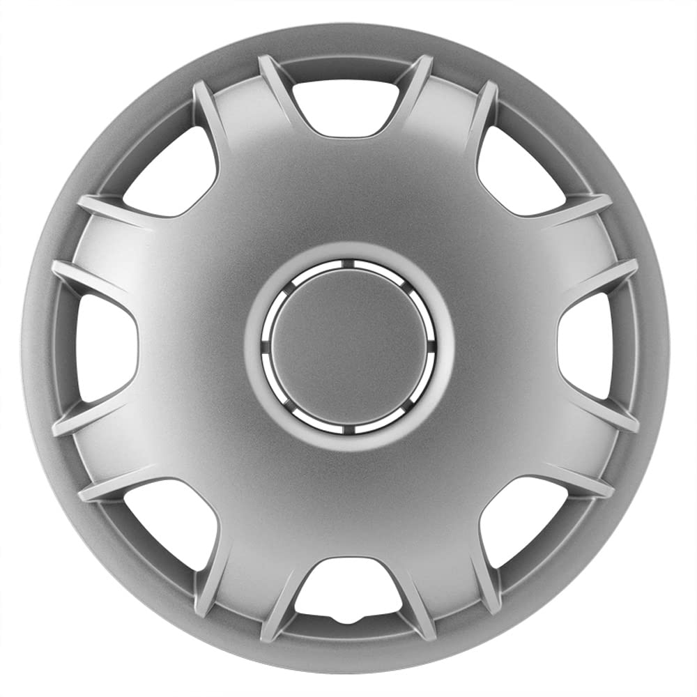 AUTO-STYLE Satz Radzierblenden Speed 12-Zoll Silber