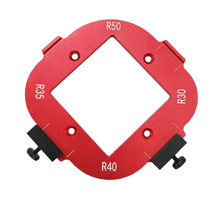 Eckradius-Schablone, 4-in-1, Rund, R30/R35/R40/R45, Tragbare, Abgerundete R-Winkel-Bogenschablone fü