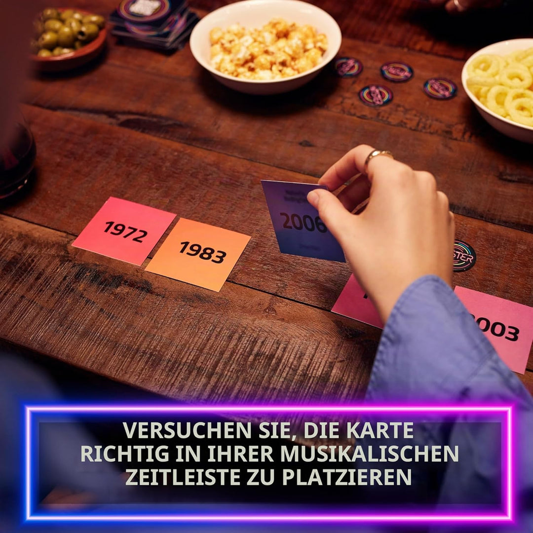 Hitster Erweiterung Urban &amp; Hip-Hop – Gesellschaftsspiel und musikalische Stimmung – Spiel für Erwac