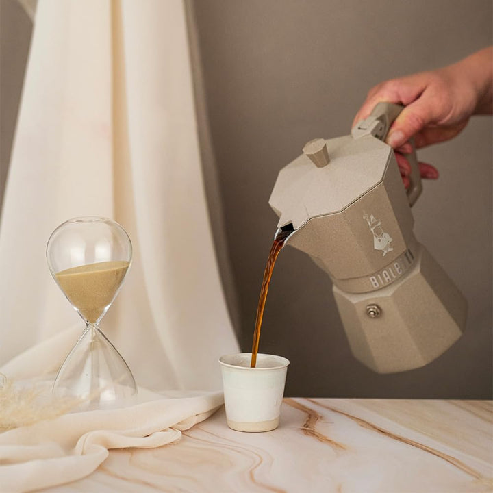 Bialetti Moka Exclusive Octagonal Induction – Espressokocher aus Aluminium und Stahl, Farben Silver