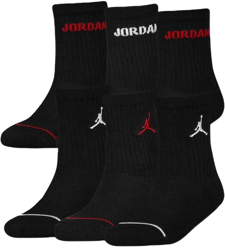 Nike Jungen Jordan Lightweight Crew Socken 7-9 Jahre Schwarz, 7-9 Jahre Schwarz