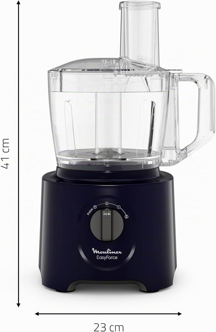 Moulinex Easy Force Multifunktions-Küchenmaschine, 800 W, 25 Funktionen, 2 Geschwindigkeitsstufen +