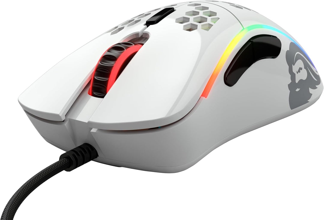 Glorious Gaming Model D- (Minus) Wired Gaming Mouse – superleichtes Wabendesign mit 61 g, RGB-Beleuc