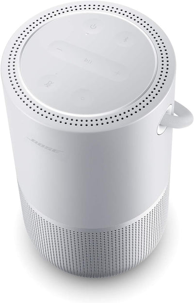 Bose Portable Smart Speaker – mit integrierter Alexa-Sprachsteuerung, in Silber, Silber
