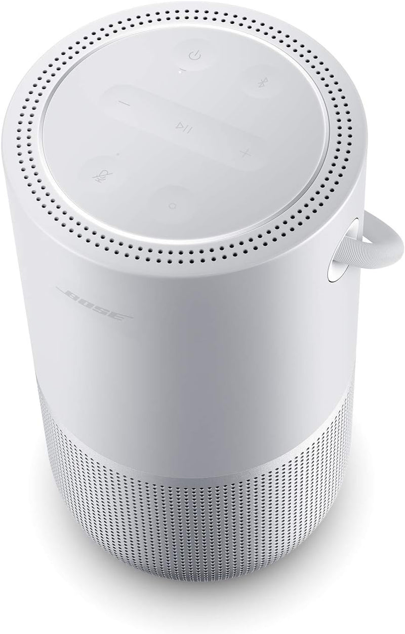 Bose Portable Smart Speaker – mit integrierter Alexa-Sprachsteuerung, in Silber, Silber