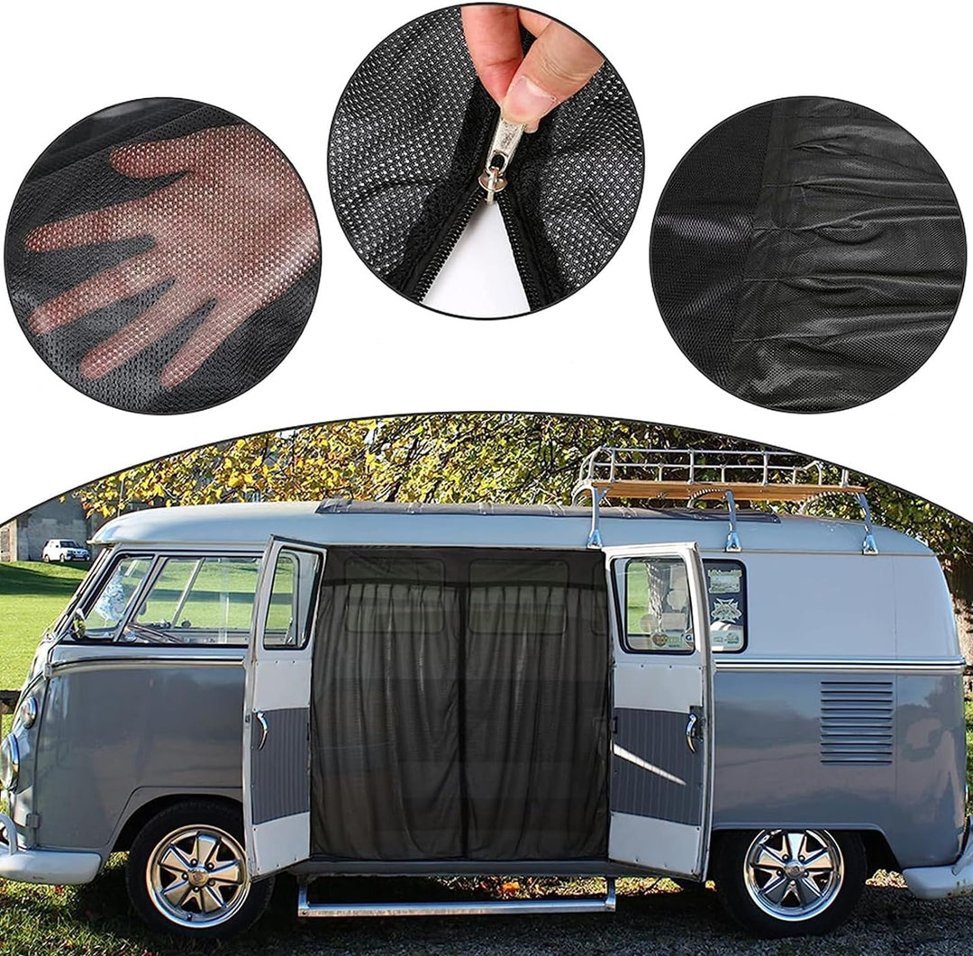 Heckklappe Moskitonetz,Flügeltür Kofferraumabdeckung Sonnenschutz,165x210cm Heckklappe Flügeltür Kof