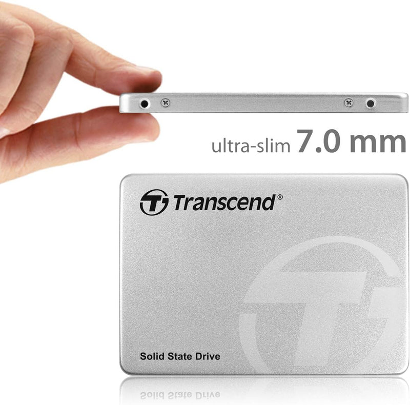 Transcend Highspeed 32GB interne 2.5” SSD (≠HDD) SATA III 6Gb/s, Langlebig und schnell, für Aufrüstu