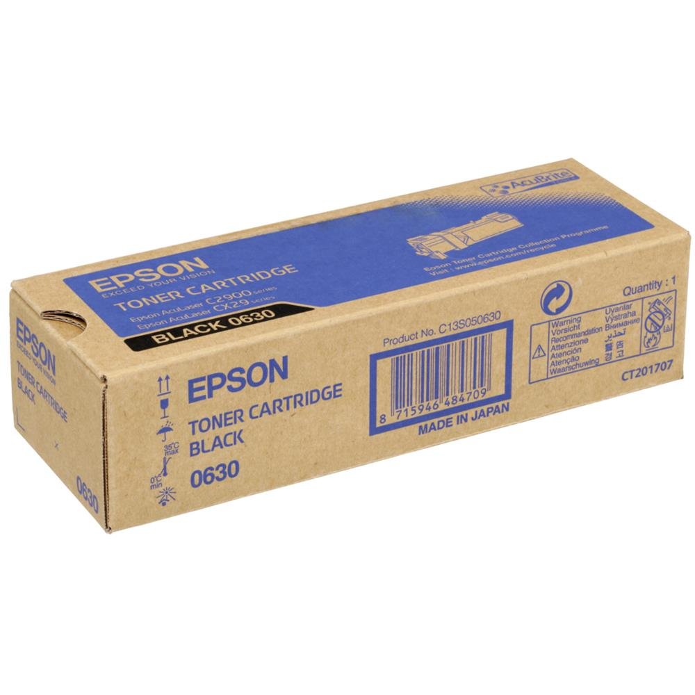 Epson C13S050630 AL-C2900N Tonerkartusche schwarz 3K, Schwarz