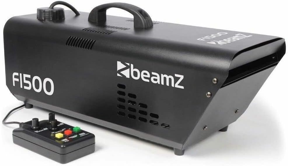 BeamZ F1500 Hazer Nebelmaschine 1500 W mit Fernbedienung, Dunstnebelmaschine,DMX kompatibel, Timer-,
