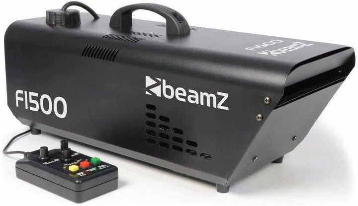 BeamZ F1500 Hazer Nebelmaschine 1500 W mit Fernbedienung, Dunstnebelmaschine,DMX kompatibel, Timer-,