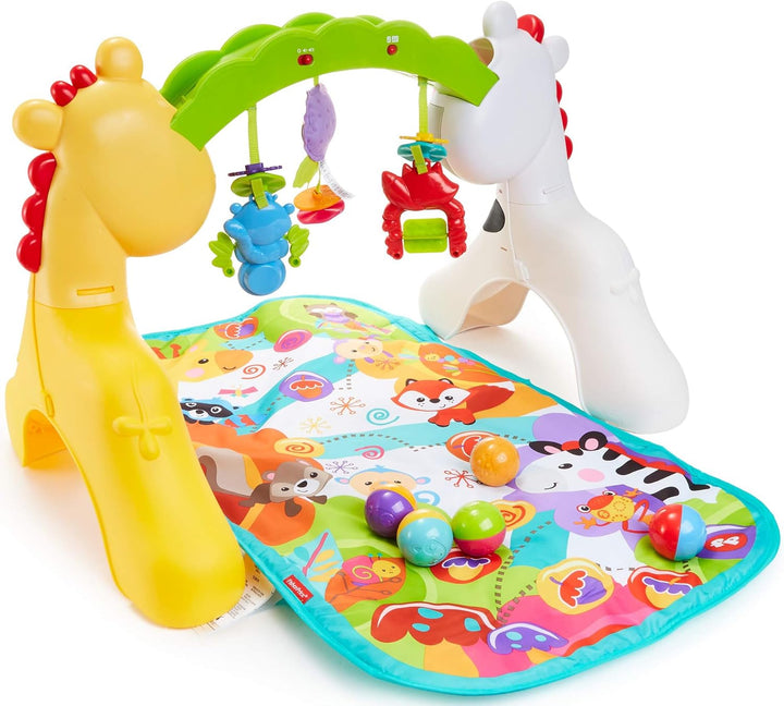 Fisher Price GLK31 - Erlebnisdecke mit Musik, Geräuschen und Lichtern, Spielmatte mit Beschäftigungs