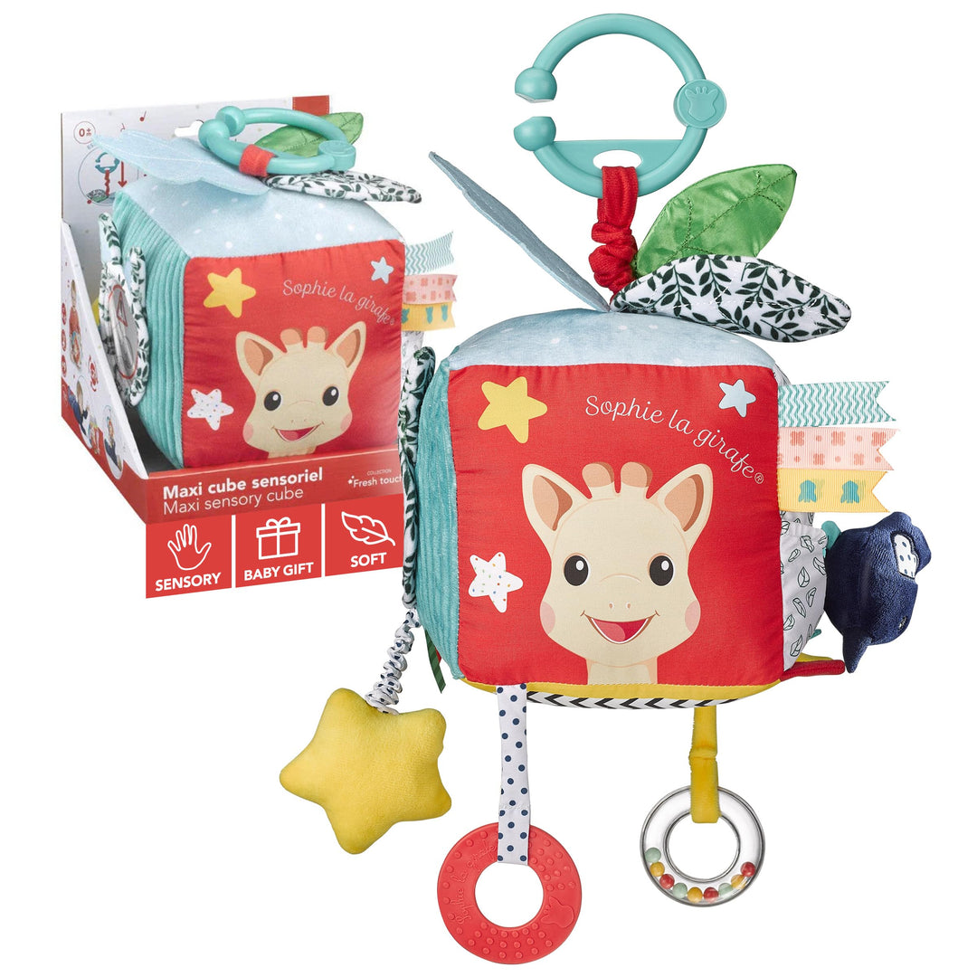 Sophie la Girafe VUI230853 Sinnesspielzeug, Black | Biobasierter Kunststoff | Badespiel Glöckchen un