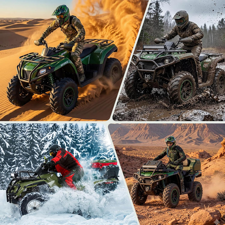 NEVERLAND Quad ATV Abdeckplane Abdeckung - Quad Wasserdicht Abdeckung Quad Cover Phosphoreszierend W