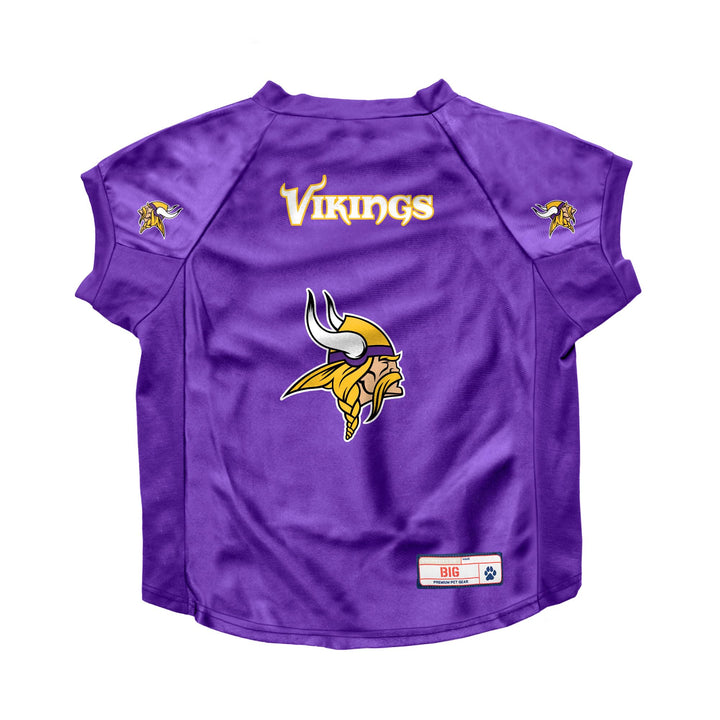 Littlearth NFL Minnesota Vikings Stretch-Haustiertrikot für grosse Hunde, Teamfarbe, grosser Hund Mi