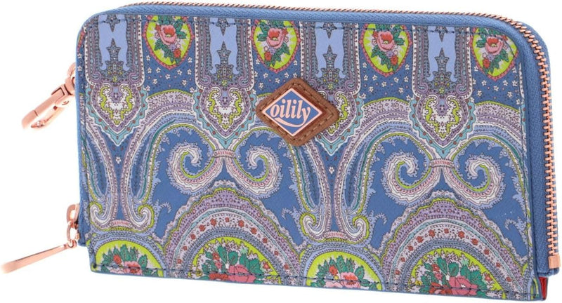 Oilily Extra Styles Korea Card Zip Wallet L Riviera