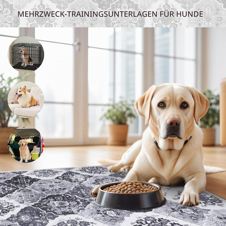 IEUUMLER 2 Stück Welpenunterlagen Waschbar für Hunde, Wiederverwendbar und Schnell Absorbierend PIPI