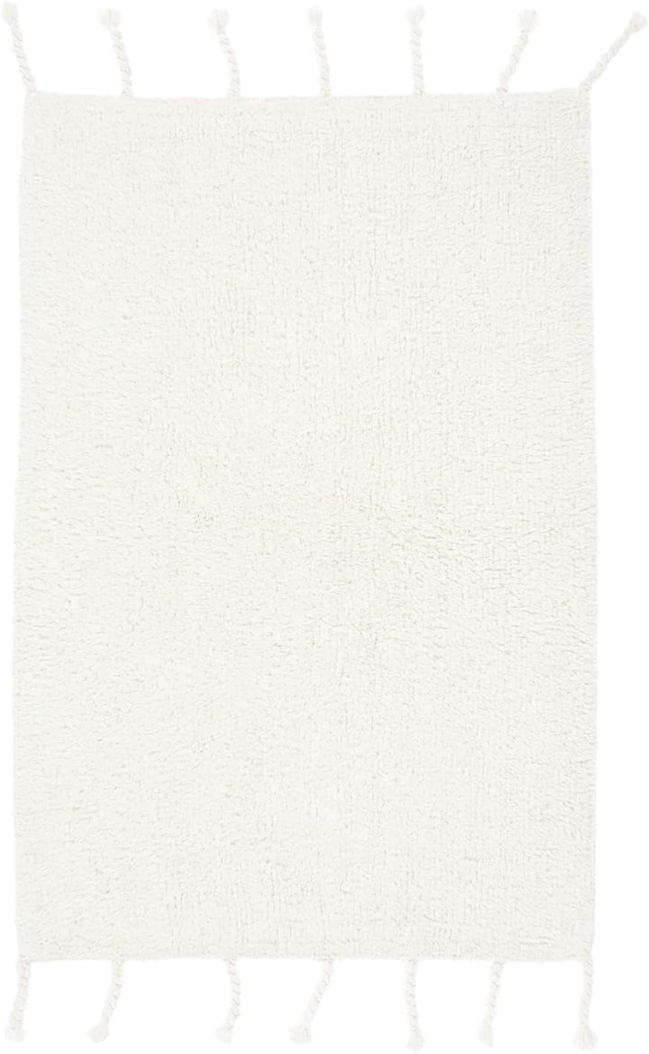 RugVista Badematte Zale, 90 x 60 cm, Rechteckig, Kurzflor, Drehbar, Moderner Badteppich, Maschinenwa