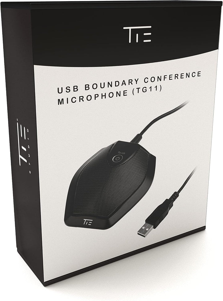 TIE Studio USB Kondensator-Grenzflächenmikrofon TG11 v2, Konferenzmikrofon, Mikrofon für Besprechung