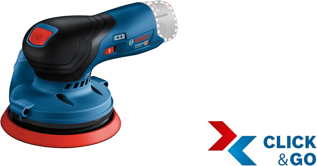 Bosch Professional 12V System Akku Exzenterschleifer GEX 12V-125 (inkl. Schleifteller (125 mm), 1x S