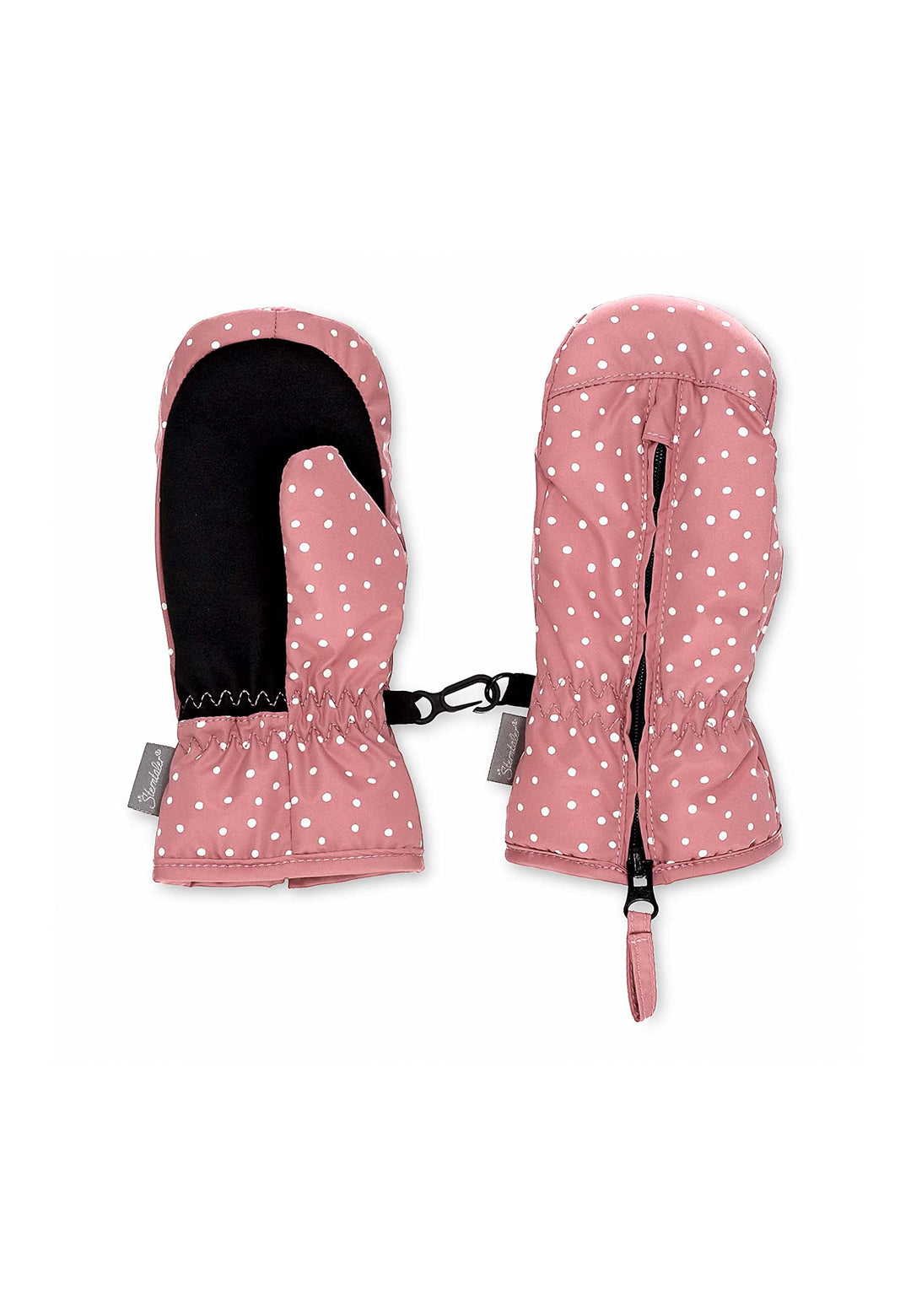 Sterntaler Baby Mädchen Fäustel Punkte Handschuh - Baby Fäustlinge Winter, Baby Handschuhe - wasserd