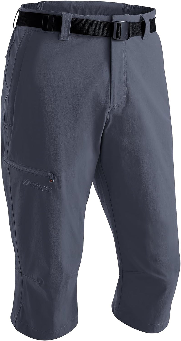 Maier Sports Herren 3/4 Hose Jennisei 28 Grau, 28 Grau