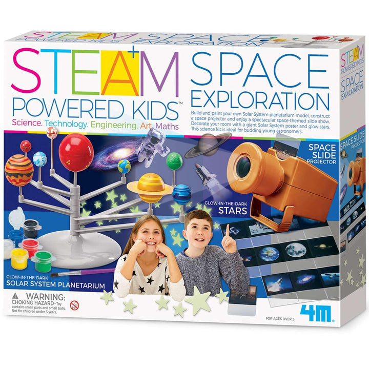4M STEAM Powered Kids Space Exploration - Experimentierkasten Kinder ab 8 Jahre, Mint Lernspielzeug