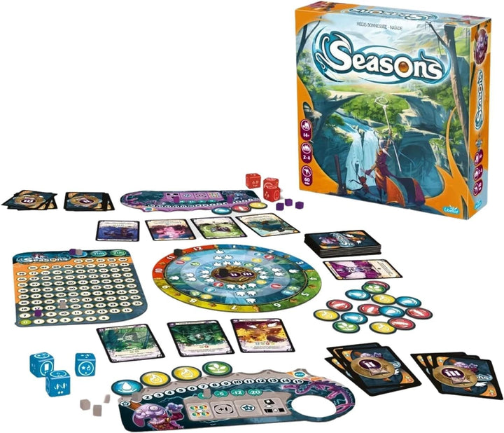 Libellud, Seasons, Board Game, Ages 14+, 2-4 Players, 60 Minutes Playing Time