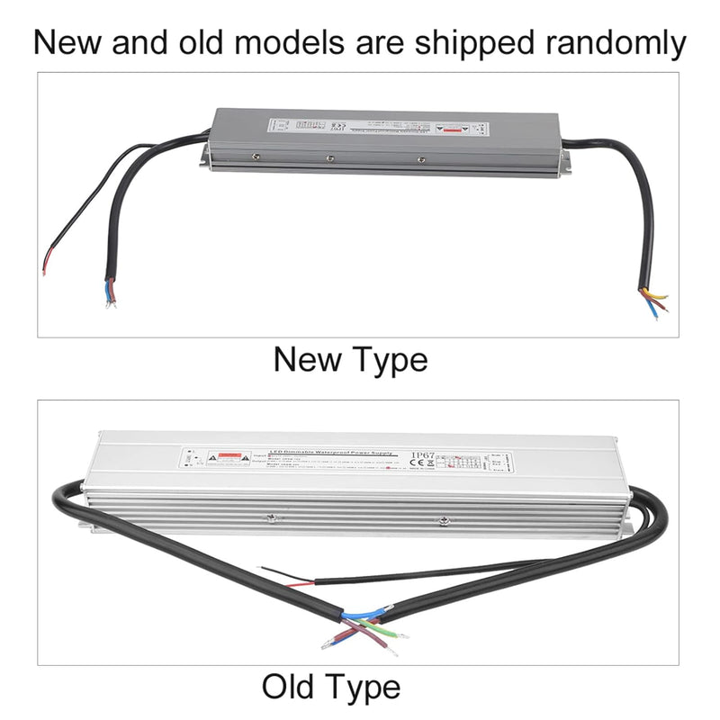 Jeanoko AC170-260V 24V 300W Dimmbares Netzteil Wasserdichtes Netzteil Adapter LED Konstantspannung M