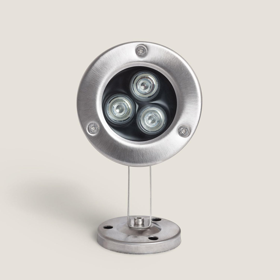 LEDKIA LIGHTING LED-Strahler tauchfähig RGB 3W Oberfläche 12V DC Inox RGB, Rgb