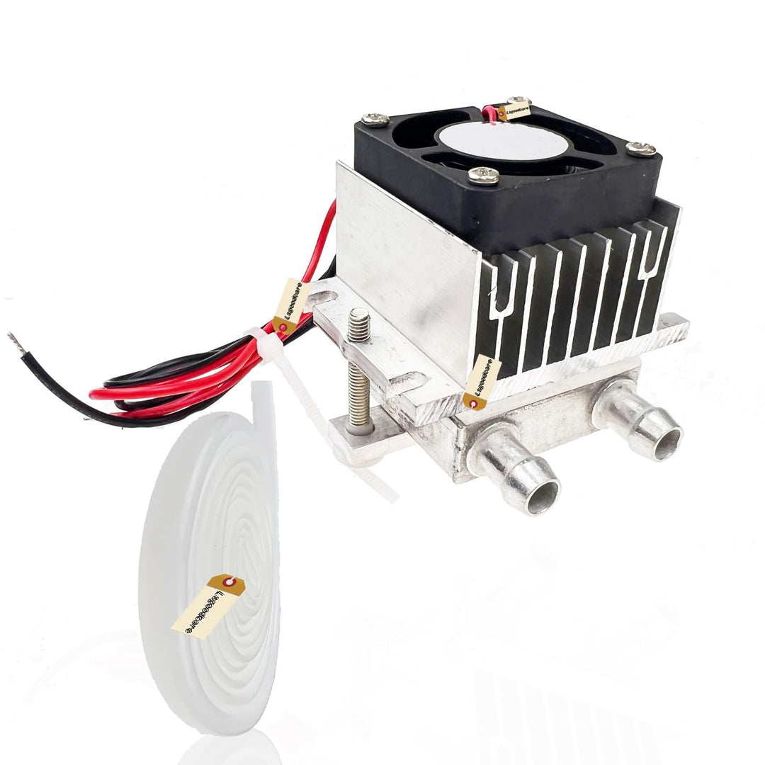 Lsgoodcare 12V Thermoelektrisches Peltier Kühlsystem, Halbleiterkühlung Kühler DIY Kit Mini Air Cond