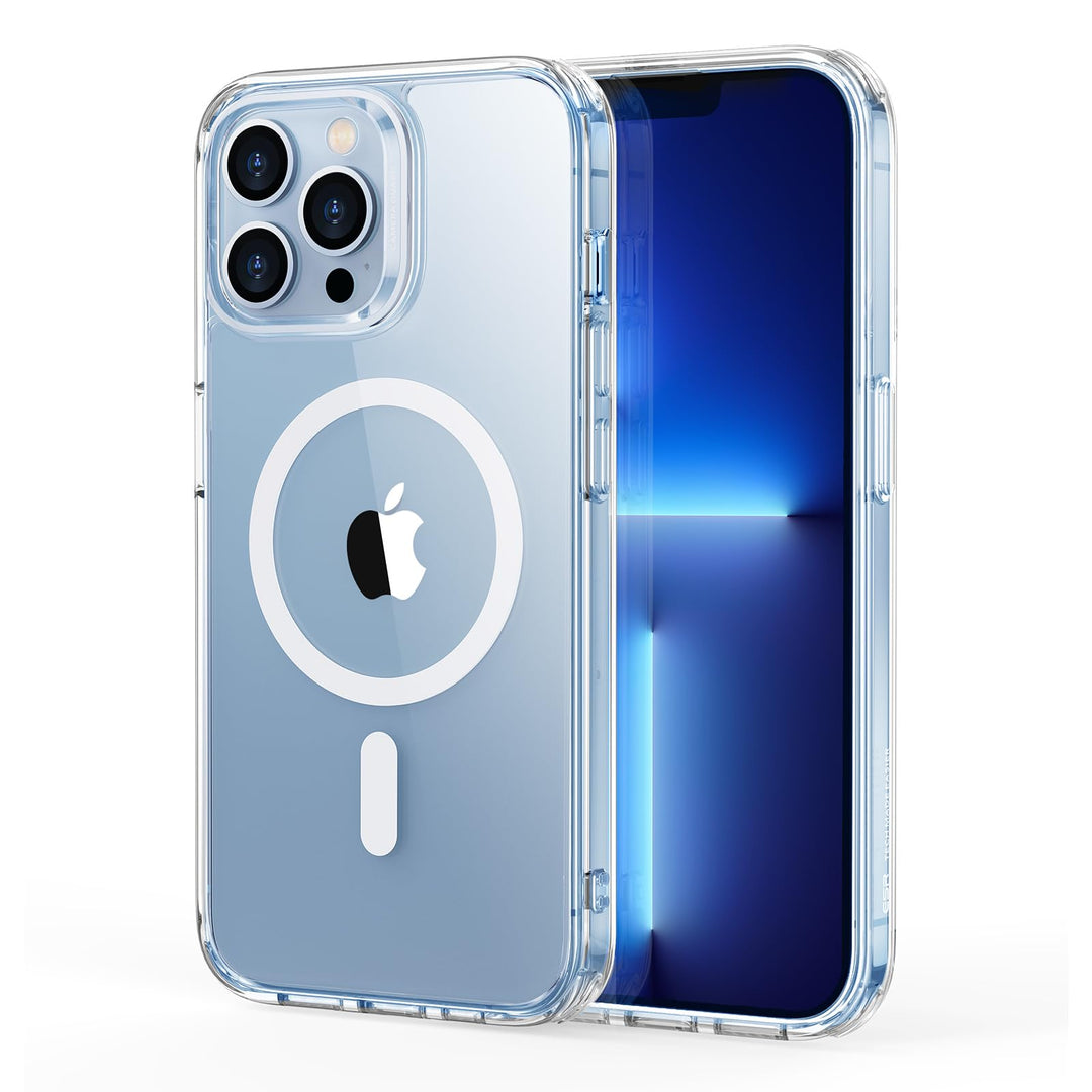 ESR für iPhone 13 Pro Hülle, Kompatibel mit MagSafe HaloLock, Hybrid Magnetisches Kabelloses Laden,