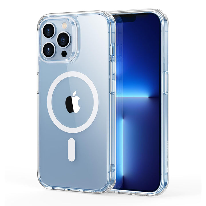 ESR für iPhone 13 Pro Hülle, Kompatibel mit MagSafe HaloLock, Hybrid Magnetisches Kabelloses Laden,