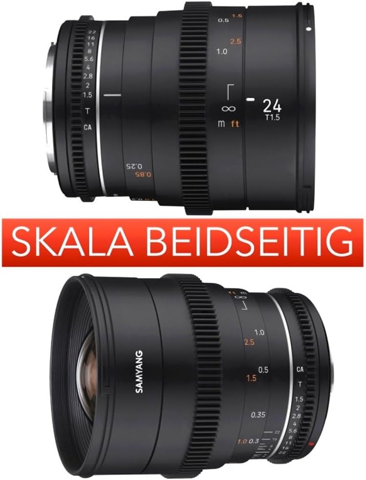 Samyang Weitwinkel Cine- und Video Objektiv MF 35mm T1,5 VDSLR MK2 – lichtstark T1,5 kompatibel mit
