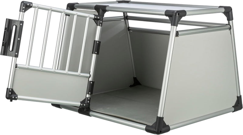 Trixie 39343 Transportbox, Aluminium, L: 93 × 64 × 81 cm,