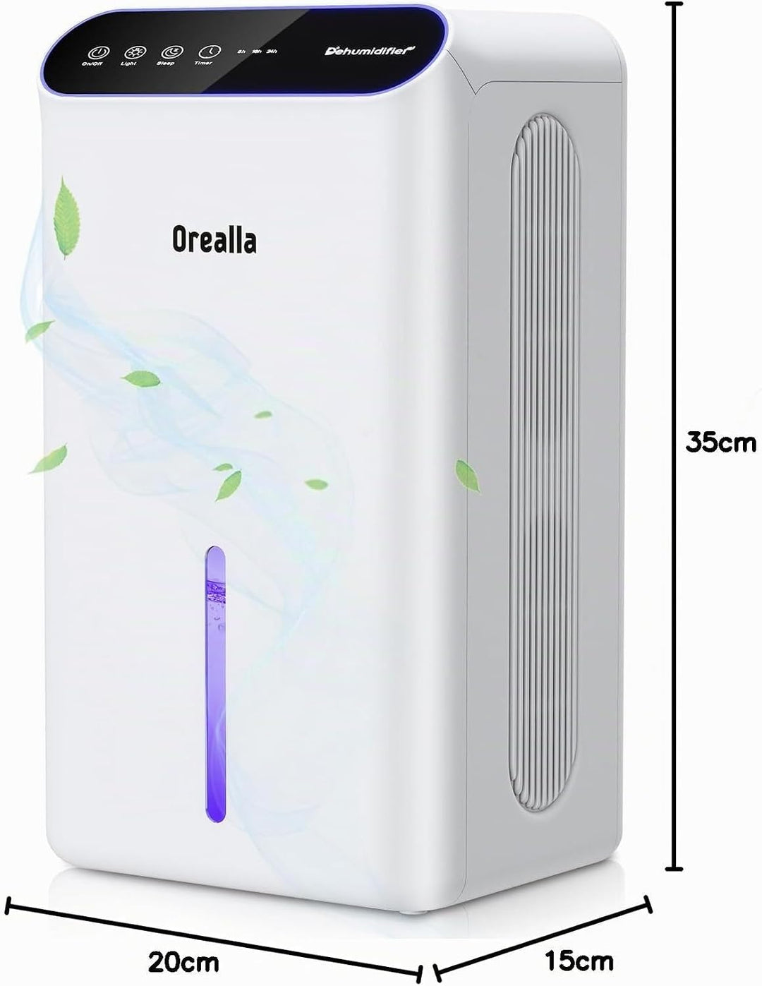Luftentfeuchter Elektrisch Luft Entfeuchter - Raumentfeuchter mit 30dB Schlafmodus 2.5L Tank Automat