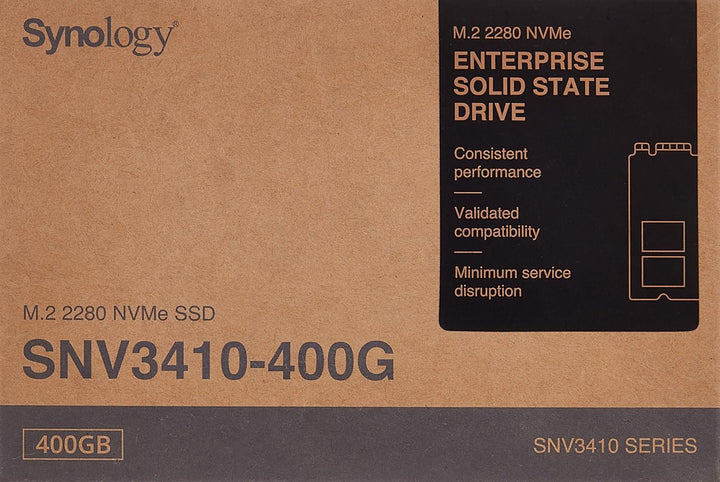 Synology SNV3410 400GB M.2 2280 NVMe PCIe 3x4 SSD
