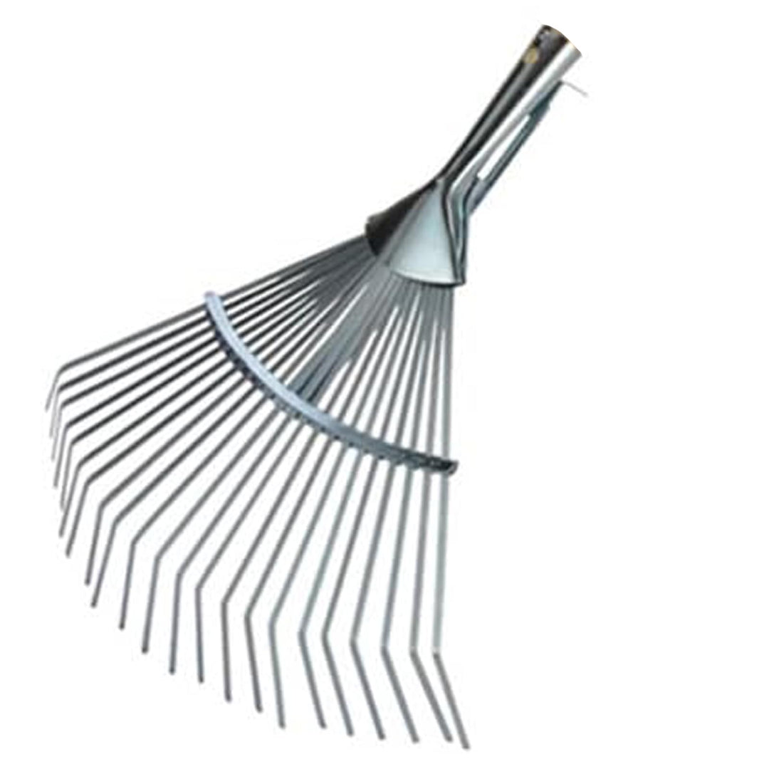 Garten Gerät Harke Rasen Boden Erde Rechen Metall Zinken Gartenrechen mit und ohne Holz Stiel (Reche