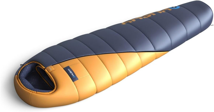Husky Enjoy Schlafsack 4 Jahreszeiten bis -25°C, Warmer Winter Mumienschlafsack für Erwachsene, Wint