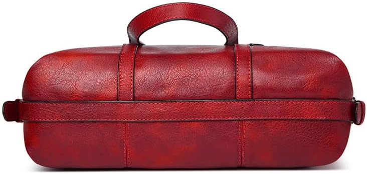 Coolives Damentasche Damen Henkeltasche mit Schultergurt aus PU-Leder Vintage Handtasche Retro Tasch
