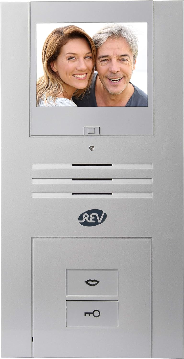 REV 3016108 80310703 Quattroline, Video Sprechanlage mit Türöffner, Netzteil 230VAC, 3 Klingeltöne,