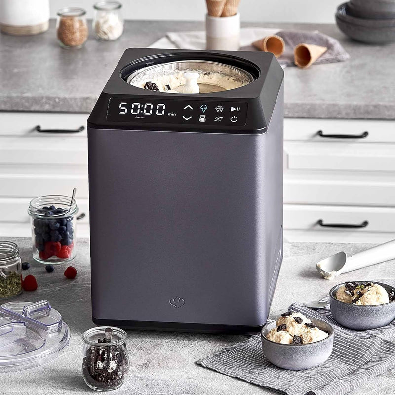 SPRINGLANE Eismaschine & Joghurtbereiter Erika 2,5 L mit selbstkühlendem Kompressor 250 W, Eiscremem