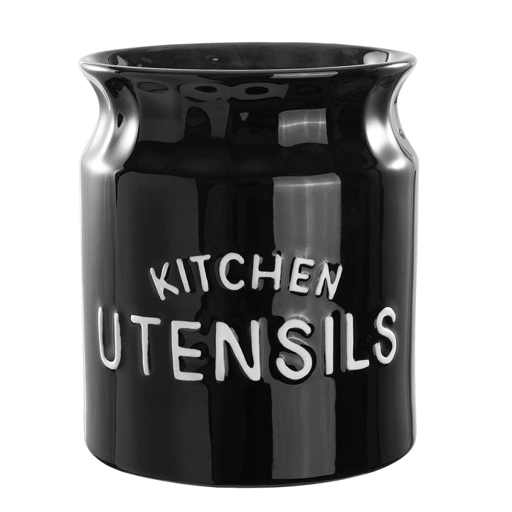 Karisky Kitchen Utensilhalter, grosser Bauernhaus Utensilhalter für Arbeitsplatten, dekorative Keram