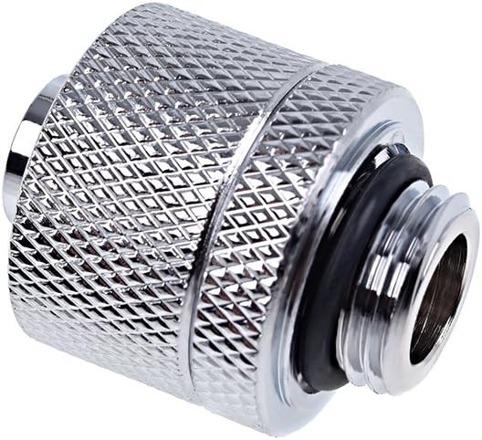 Alphacool 17235 Eiszapfen 16/10mm Anschraubtülle G1/4 - Chrome Sixpack Wasserkühlung Anschlüsse Sing