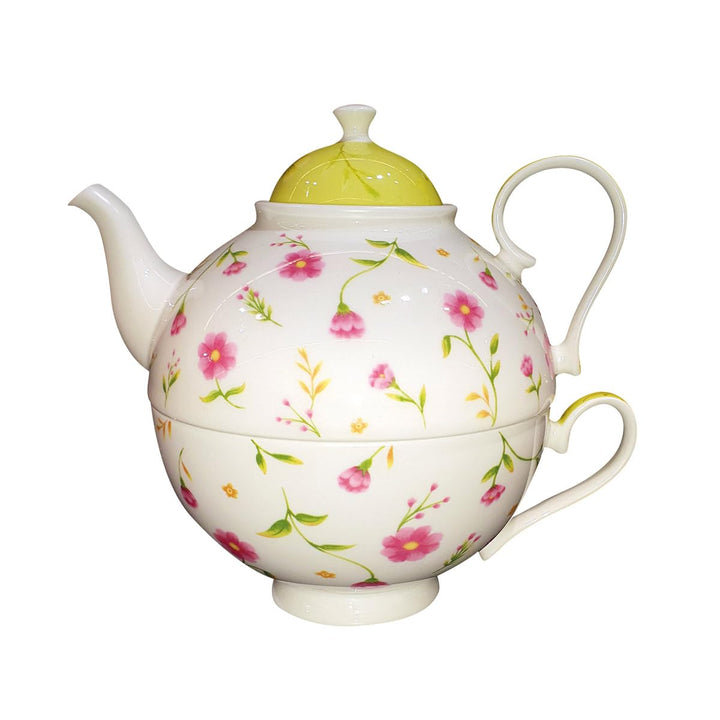 Jameson & Tailor Tea for One Brillantporzellan Blumenranken, Blumenranken