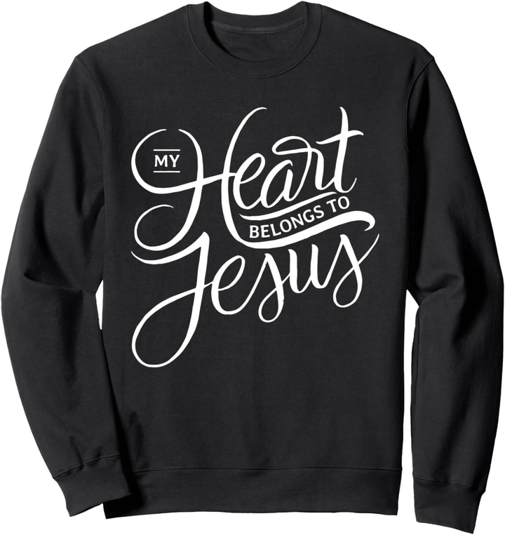 Mein Herz gehört Jesus - Christlicher Glaube sagt Gläubige Sweatshirt