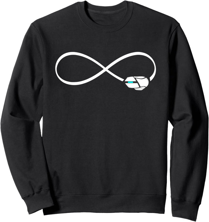 Gaming Unendlichkeit Zeichen Gamer Maus Sweatshirt
