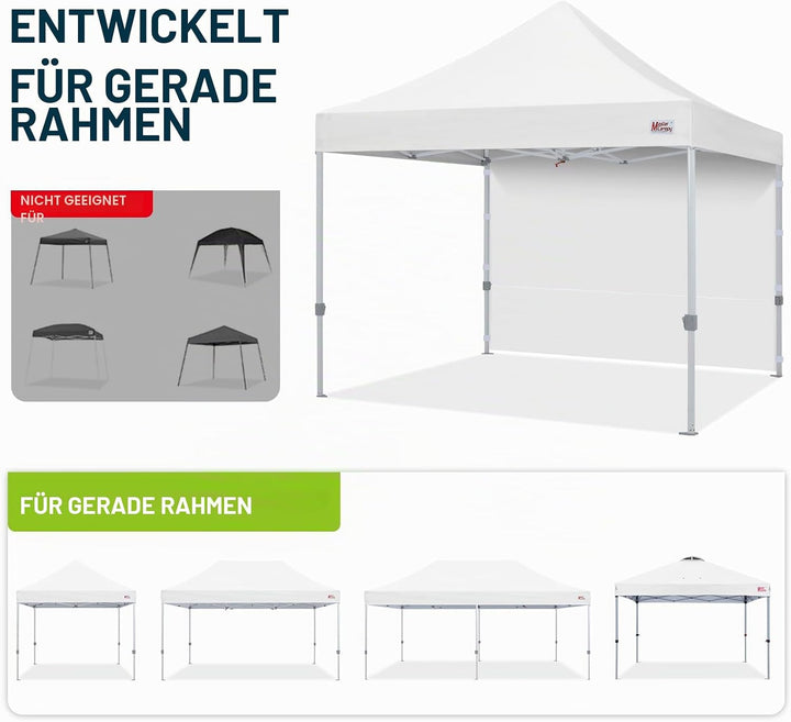 MasterCanopy Seitenwand/Seitenteil für 2,5 x 2,5 m Pop-up-Pavillon, Faltpavillon, Zelt, Canopy, 1 St